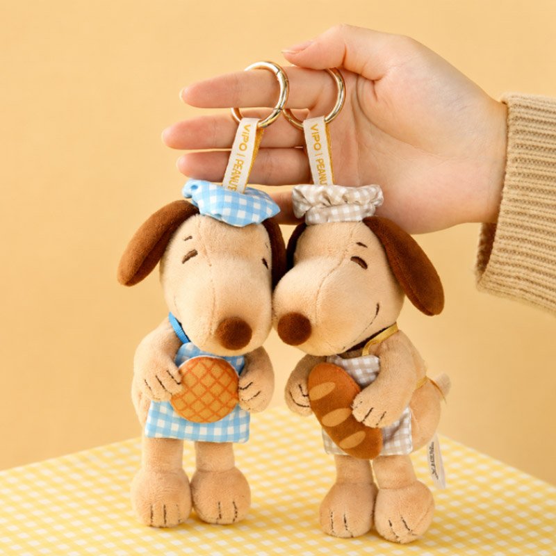 VIPO Snoopy Bakery Series Blind Box featuring Snoopy and Peanuts bakery-themed collectible plush designs
