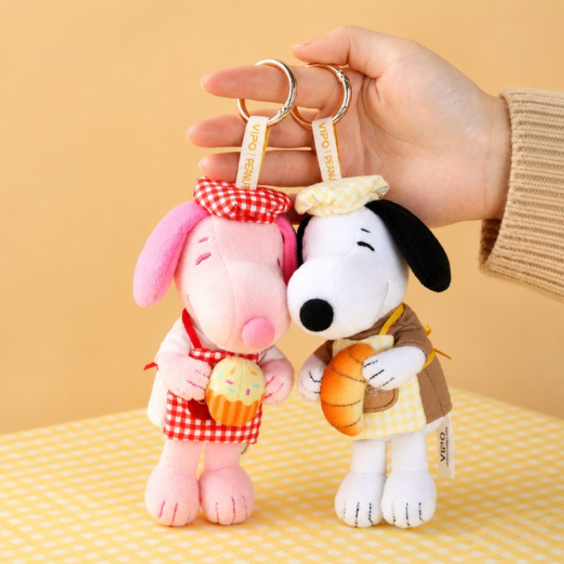 VIPO Snoopy Bakery Series Blind Box featuring Snoopy and Peanuts bakery-themed collectible plush designs
