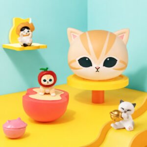Funism Fortune Cat Blind Box featuring adorable lucky cat mini collectible figures in cute themed designs