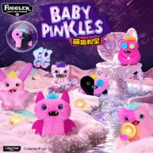 ZURU Fuggler Baby Pinkles Blind Box featuring quirky plush monster collectible designs with funny expressions
