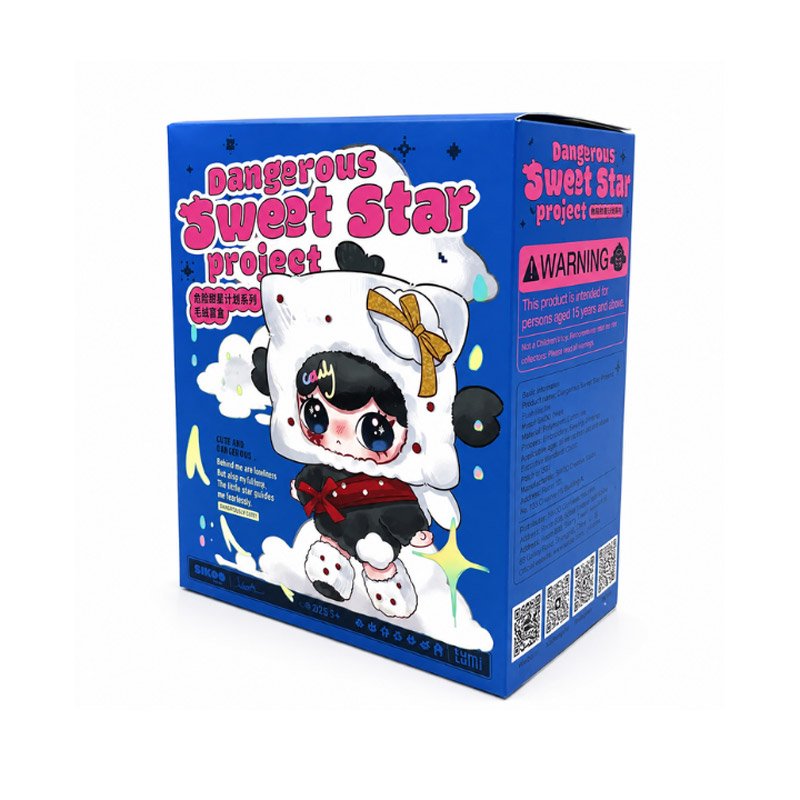 Lulumi Dangerous Sweet Star Project Series Plush Keychain Blind Box - Image 4