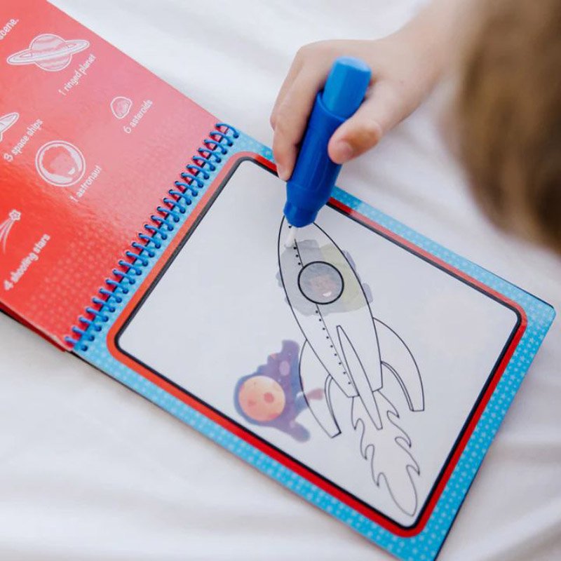 Melissa & Doug Water Wow! Space Water-Reveal Pad – On the Go Travel Activity - Image 3