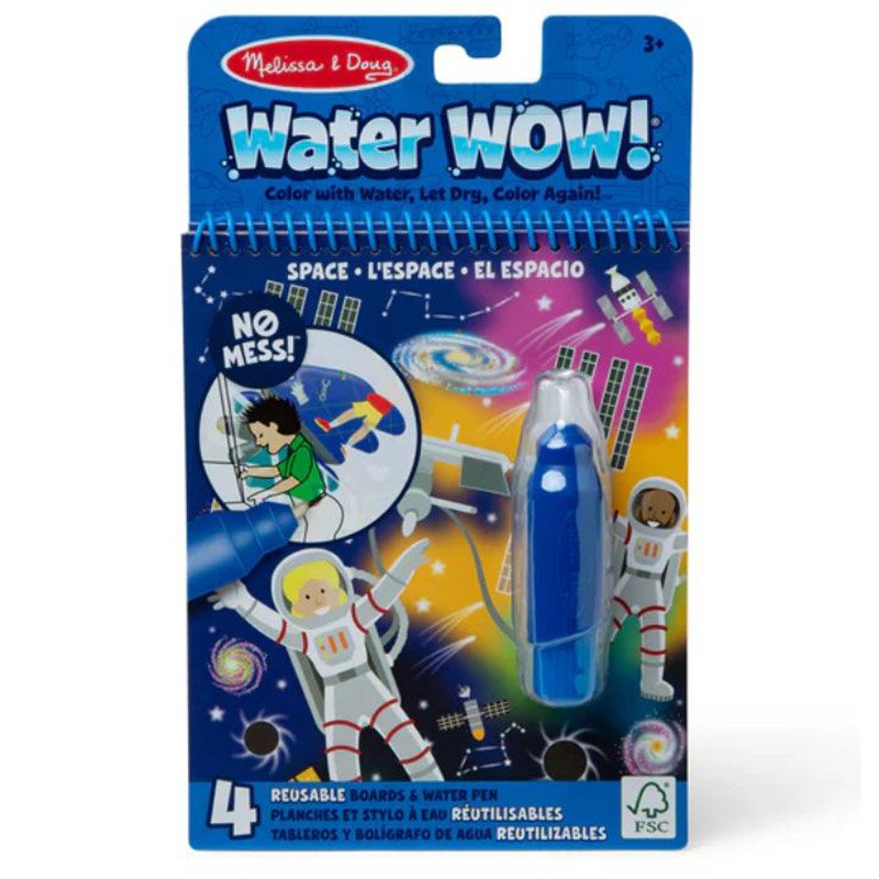 Melissa & Doug Water Wow Space water-reveal pad with water pen