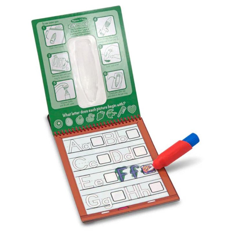 Close-up of refillable water pen included with Water Wow Alphabet pad