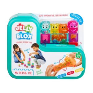 Jelly Blox My Pets and Me 20-piece squishy sensory building set