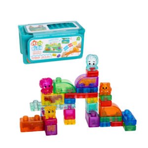 Jelly Blox Playground Store & Play 30-piece squishy sensory building set